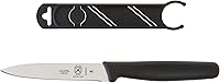 Vista 2 de Mercer Culinary Cuchillo de barra, negro, borde liso de 4 pulgadas, punta puntiaguda