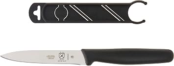 Mercer Culinary Bar Knife,Black, 4 Plain Edge, Pointed Tip
