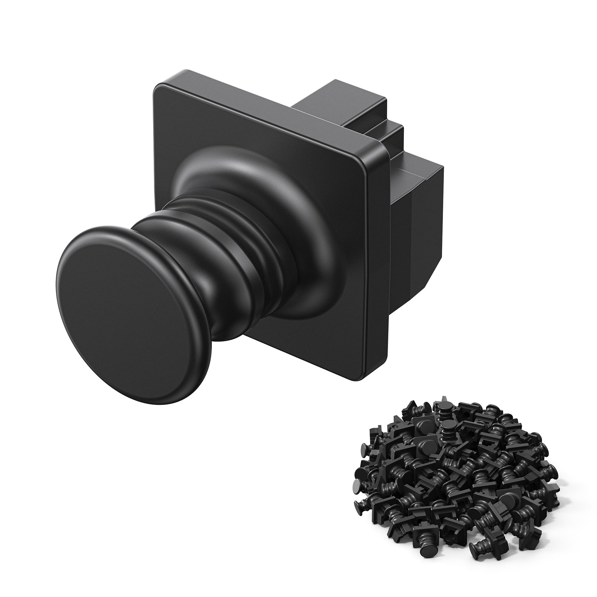 Cable Matters 50-Pack RJ45 Dust Cover, Ethernet Port Cover, Cat 6 RJ45 Anti-Dust Covers for Patch Panel, Network Switches, Routers, Server Racks, Computers, Black