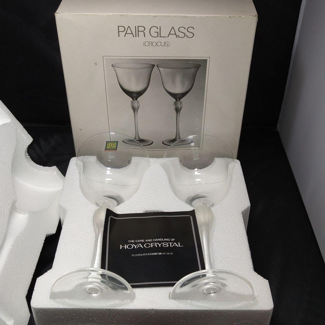 Crystal Hoya Crystal Wine Glass Crocus Pack of 2 : Amazon.ca: Home