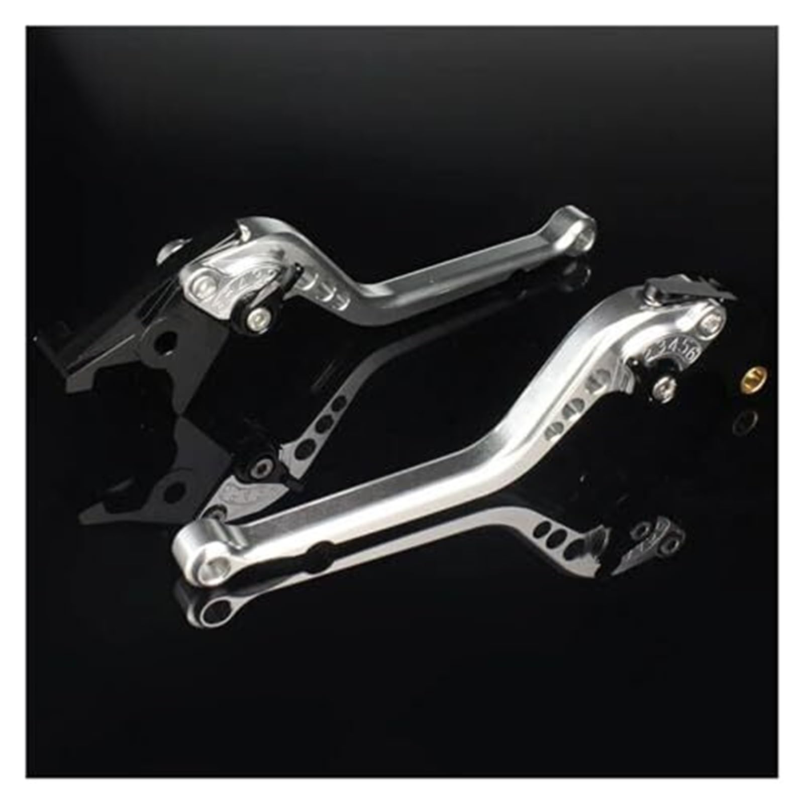 FLBZBLKASL Motorcycle Short Brake Clutch Levers Brake Clutch Handle for FB Mondial for Pagani 300 125 for HPS HPS125 HPS300 Motorcycle Accessories CNC Aluminum Adjustable Levers
