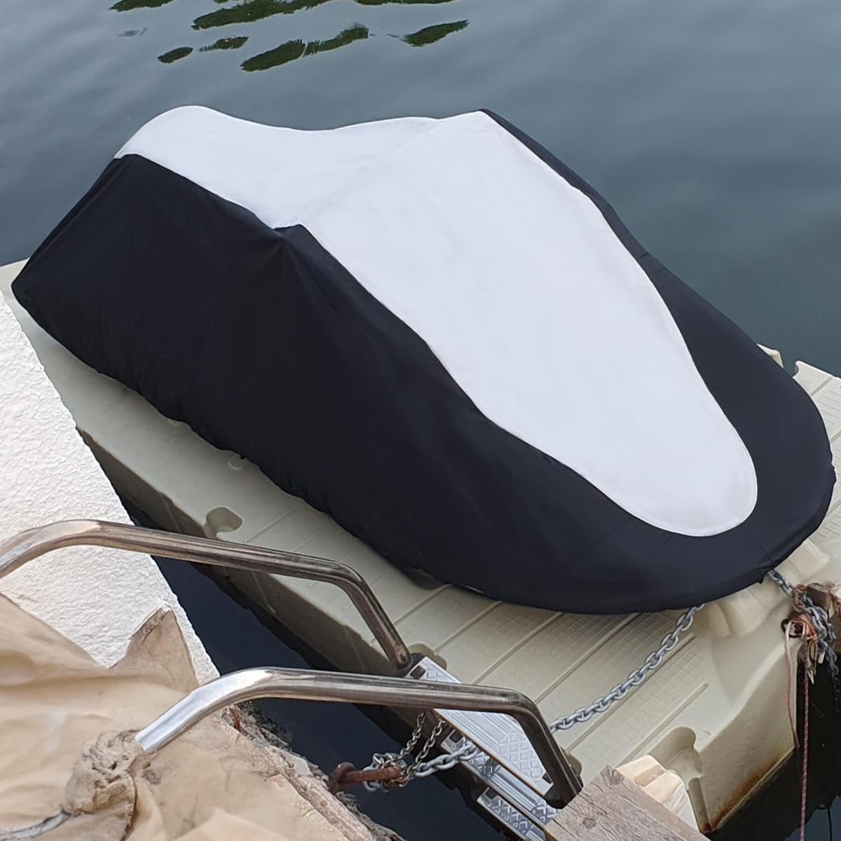 Oceansouth Jet Ski Abdeckplane Grau-Schwarz (Verschiedene Größen)