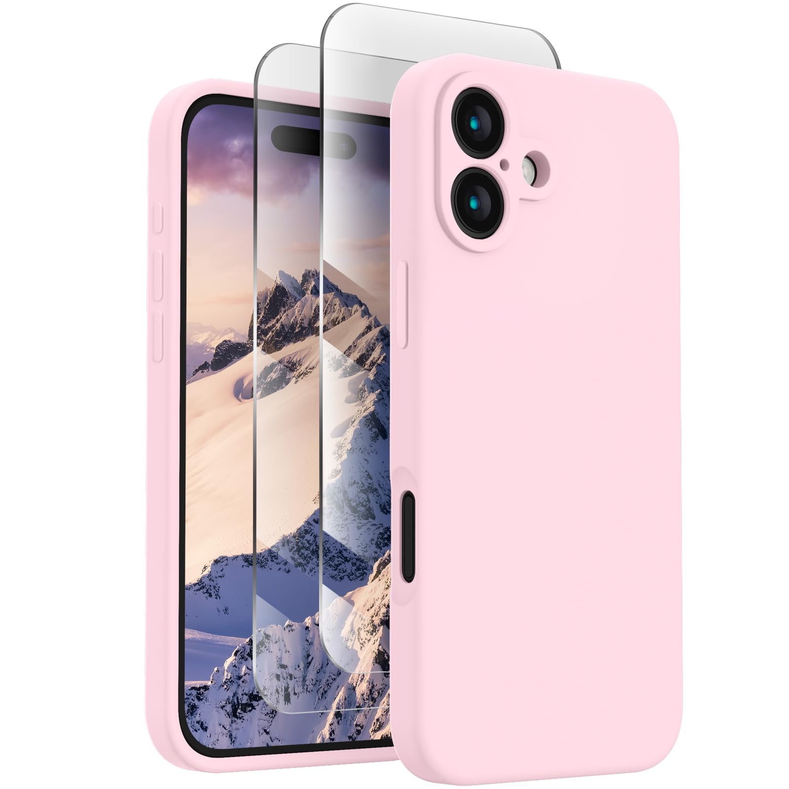 FireNova Designed for iPhone 16 Plus Case, 6.7", Chalk Pink
