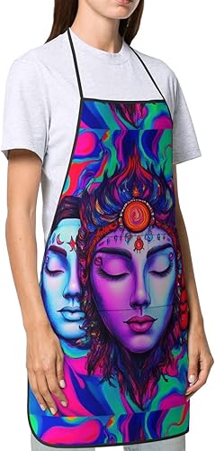 Miniatura 2 de Delantal para parejas que cocinan, juego de delantales de cocina