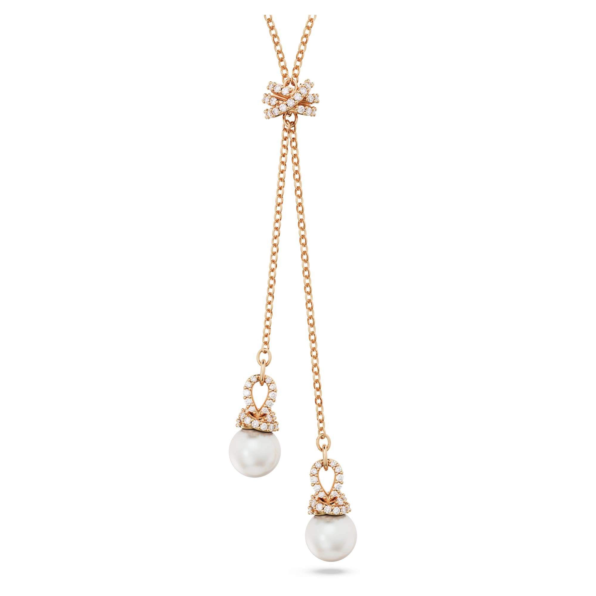 Swarovski Women's White Mp Originally Necklace Y Cry Ros