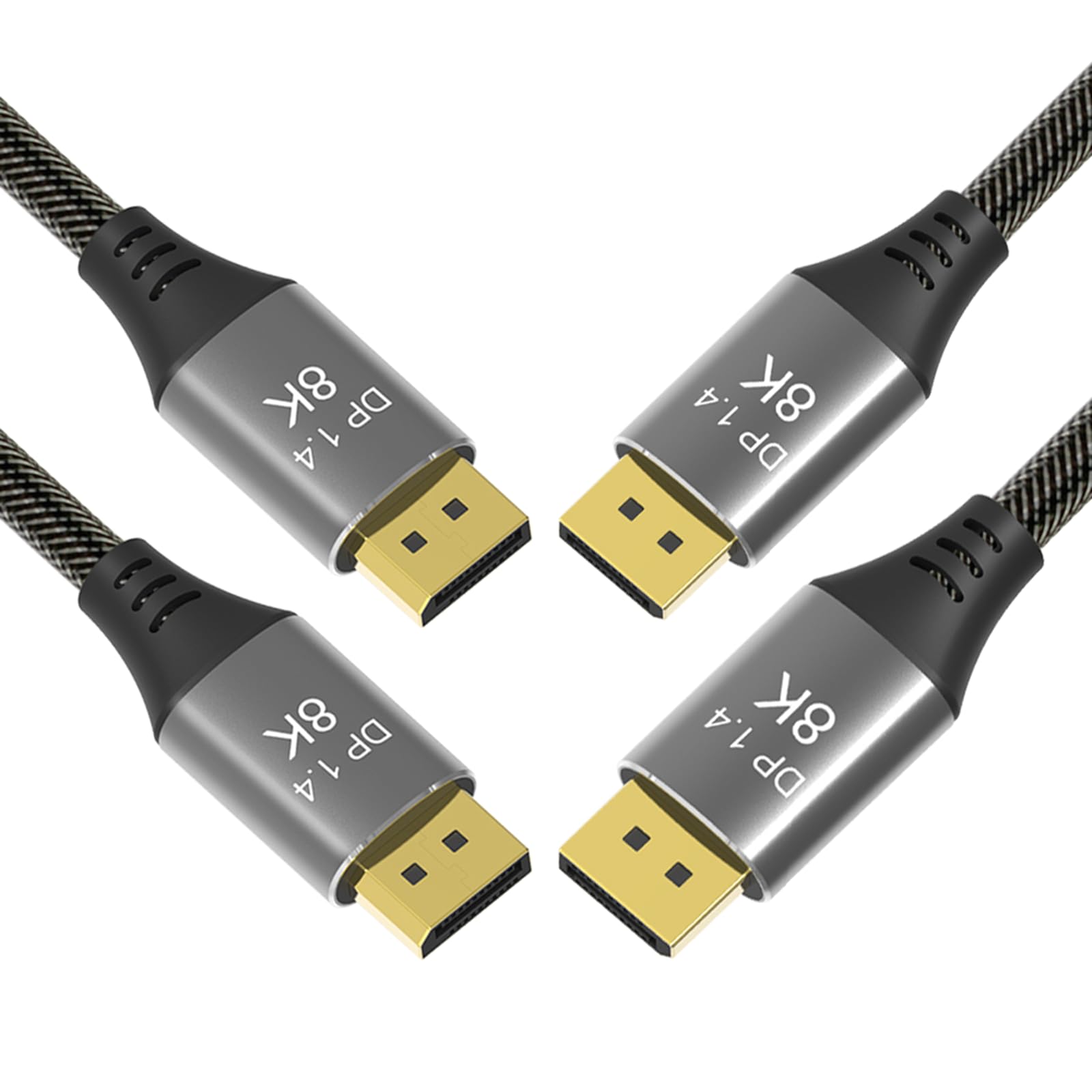 CABLEDECONN DisplayPort Cable Ultra HD 8K 4K Copper Cord DP 1.4 HBR3 8K@60Hz 4K@144Hz High Speed 32.4Gbps HDCP 3D Slim and Flexible DP to DP Cable (2m) (B012VLKMBW) Amazon Price History, Amazon Price Tracker