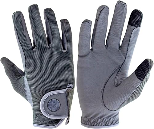 Miniatura 26 de EQUEST GripPro X-LITE Guantes de equitación - Ligeros, transpirables, Material antideslizante - Parte trasera de malla cómoda - Guantes para Alpine