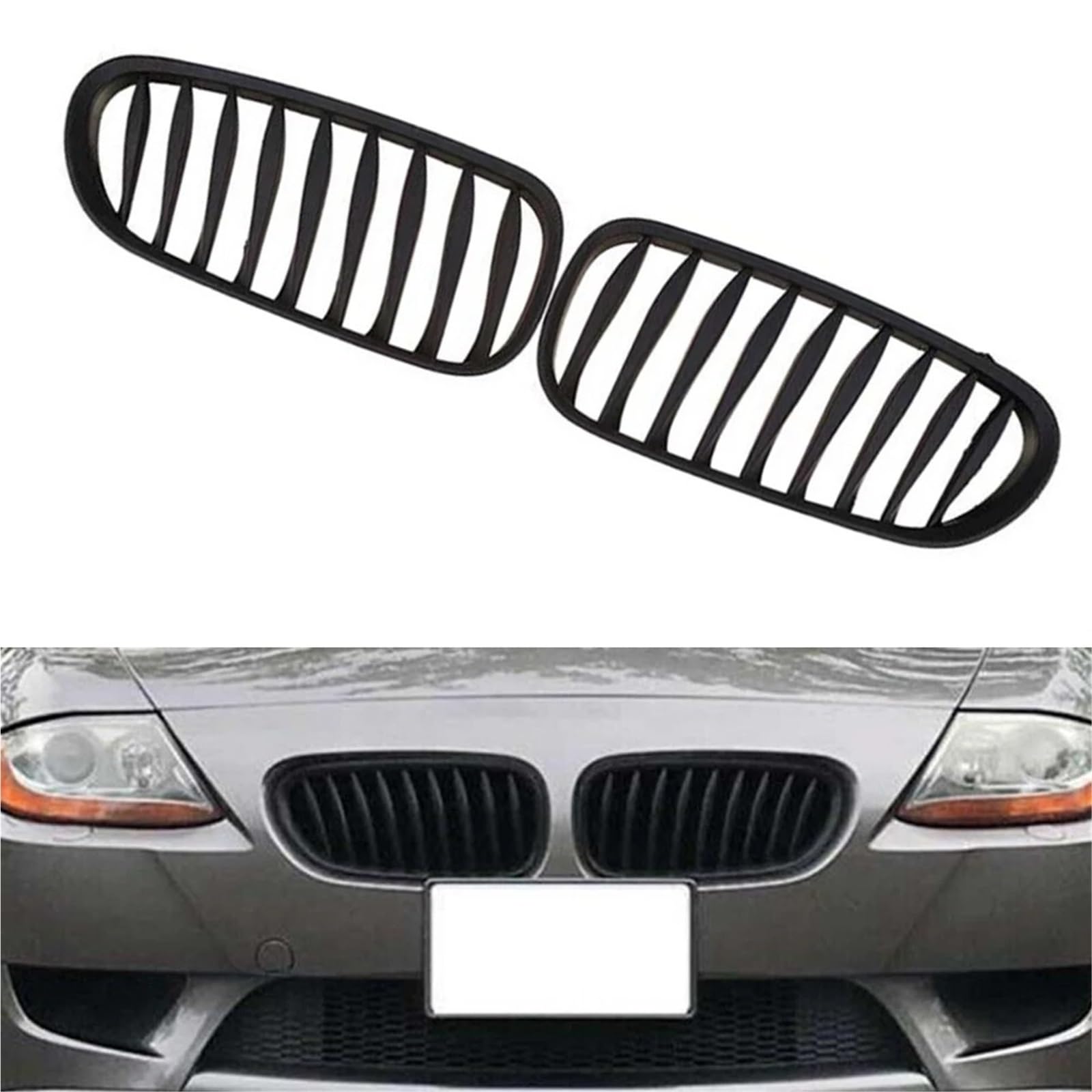 Amazon | フロントキドニーグリル BMW Z4 E85 ロードスター E86 クーペ