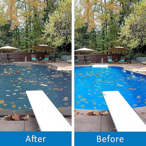 Miniatura 3 de Red De Protección De Piscina Bloquear Hojas Y Tierra Resistente A La Intemperie Y Resistente A Los Rayos Uv Cubiertas De Piscinas De Red Folklórica Para Casa, Jardín 5 10m 6 12 M