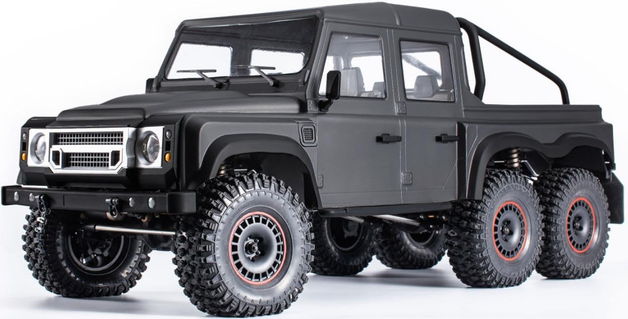 Amewi 22555 AMXRock RCX10.3B Scale Crawler 6x6 Pick-Up 1:10 ARTR Grey