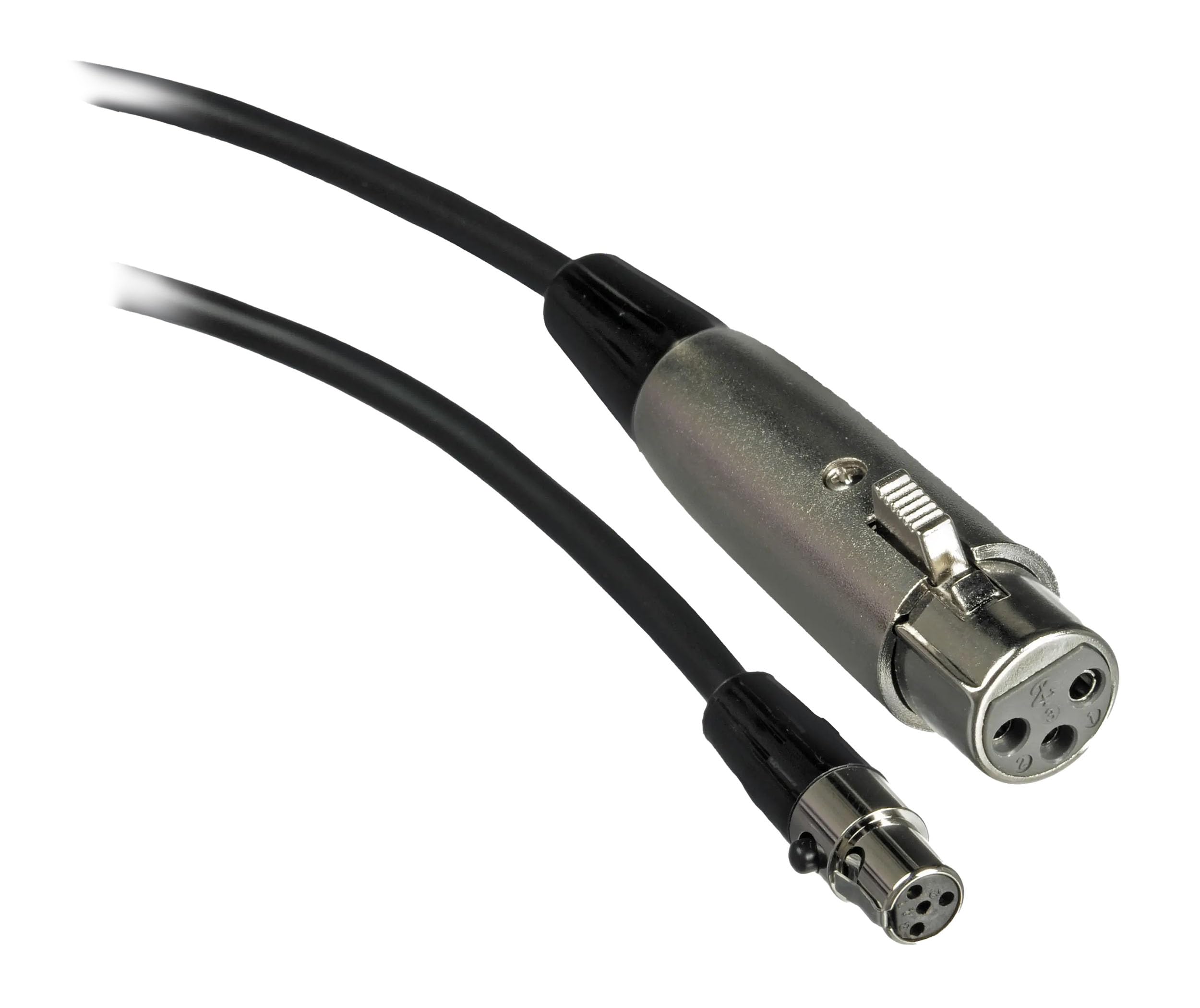 Shure WA310 Cabo adaptador de microfone de 1,2 m, conector mini de