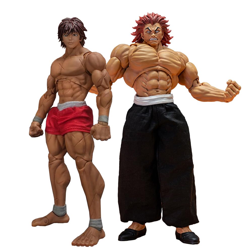 Zhongkaihua Figuras de anime Baki Baki Hanma Super Action Estatua Figura de PVC Modelo Hanma Yujiro Estatuilla Intercambiable Accesorios Coleccionables Adornos