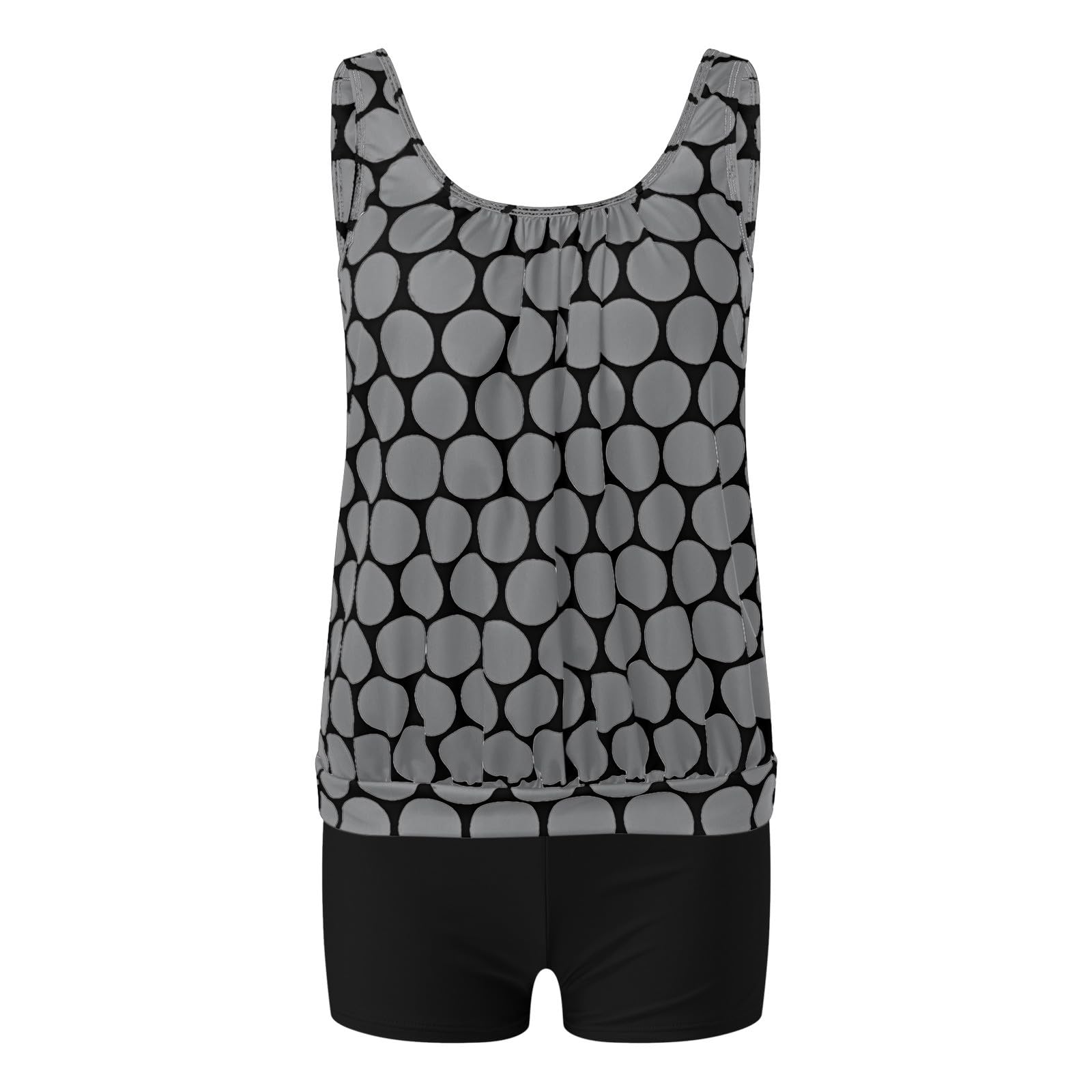 2026 Costume da Bagno Donna Costume da Bagno Tankini Top Pantaloncini Elegante Comode Taglie Forti Due Pezzi Set Push Up Canottiera E Pantaloncino Vita Alta Estate Beachwear per Spiaggia Piscina