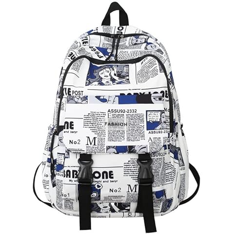 URYYRIT School Bags Casual Backpack Casual Fashion Couple Backpack Large Capacity Student Bag-A Cover
