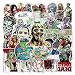 Zombie Stickers |50Pcs Zombie Waterproof Vinyl Decals