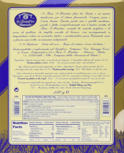 Artigiano Pastaio Formato Taglierini all'Uovo N.11...