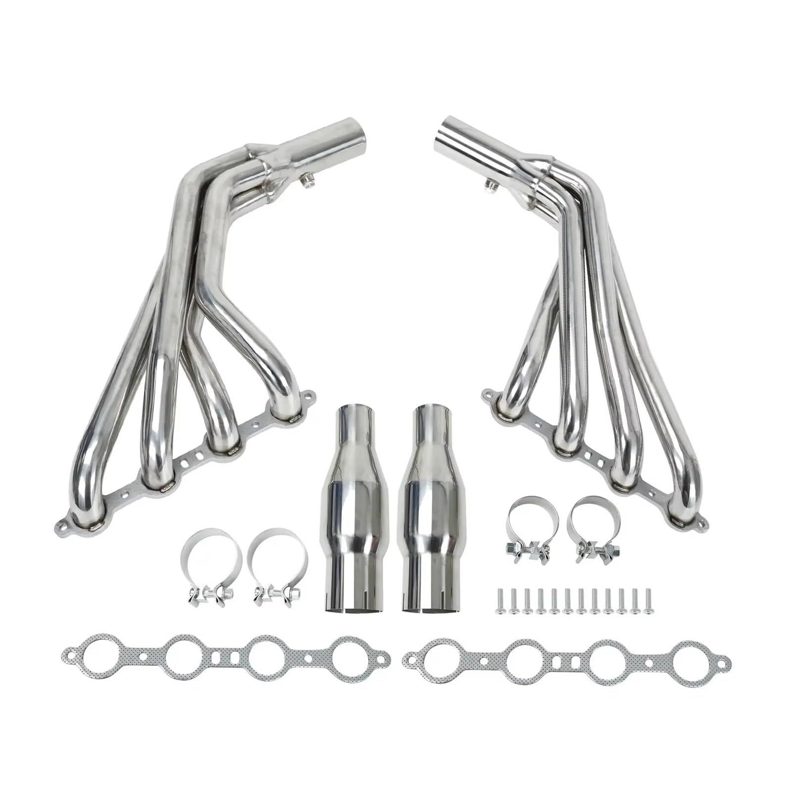 Exhaust Tail Pipe For Camaro SS LS3 6.2L V8 2010 2011 2012 2013 2014 2015 Stainless Long Tube Header Exhaust Manifold Car End Pipes