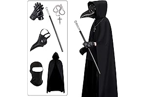 Halloween Plague Doctor Mask, Scary Halloween Plague Doctor Mask Party Props