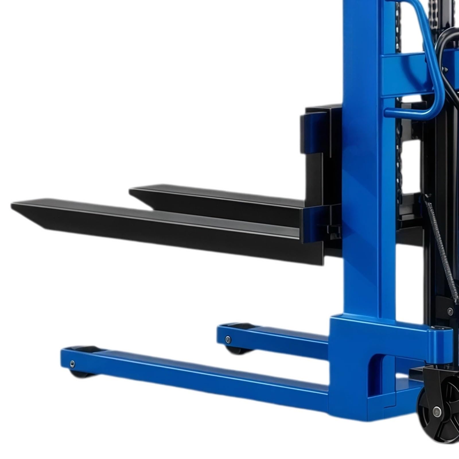 Gabelhubwagen Manueller hydraulischer Stapler mit 500 kg Tragfähigkeit und 115 cm Hub for Stapeln im Lager Lager