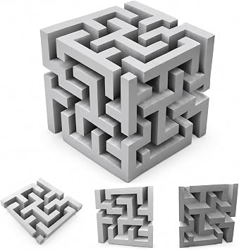 3D Corner wall Art Optical Illusion Cube Sticker Peel Stick Geometric Sheet