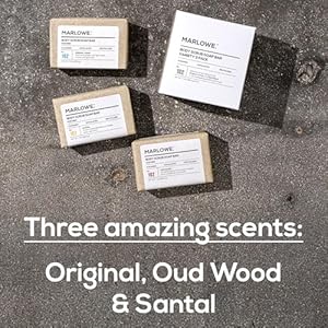 MARLOWE. No. 102 Men's Body Scrub Soap 7 Ounce (Variety Trio) Exfoliating Body Soap Bars for Men, Natural Ingredients, Green Tea Extract, 3 Scents MARLOWE No 102 Mens Body Scrub Soap 7 Ounce Variety Trio Exfoliating Body Soap Bars for Men Natural Ingredients Green Tea Extract 3 Scents