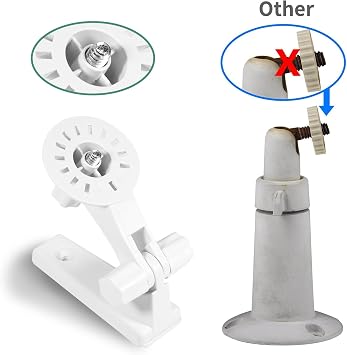 Universal Wall Mount Bracket Compatible with WYZE Cam Pan V3/V4/V2 & Blink Mini Pan-Tilt Cam, 180 Degree Rotation Adjustable Security Camera Mounting Kit