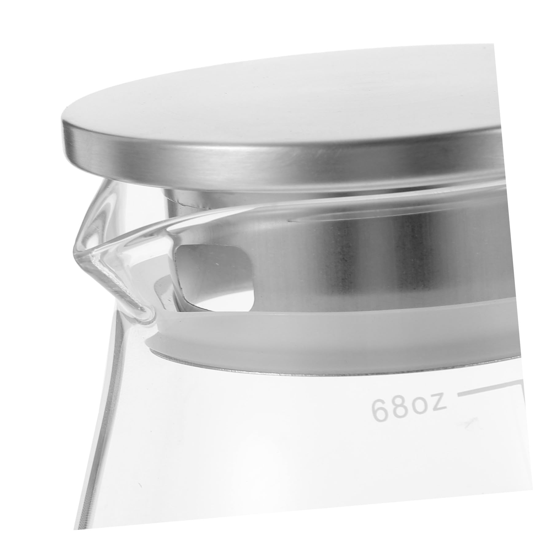 Ipetboom Jarra de Agua de Gran Capacidad Jarra de Vidrio Puerta del Refrigerador para Infusiones de Té Helado Dispensador de Agua para Fiestas