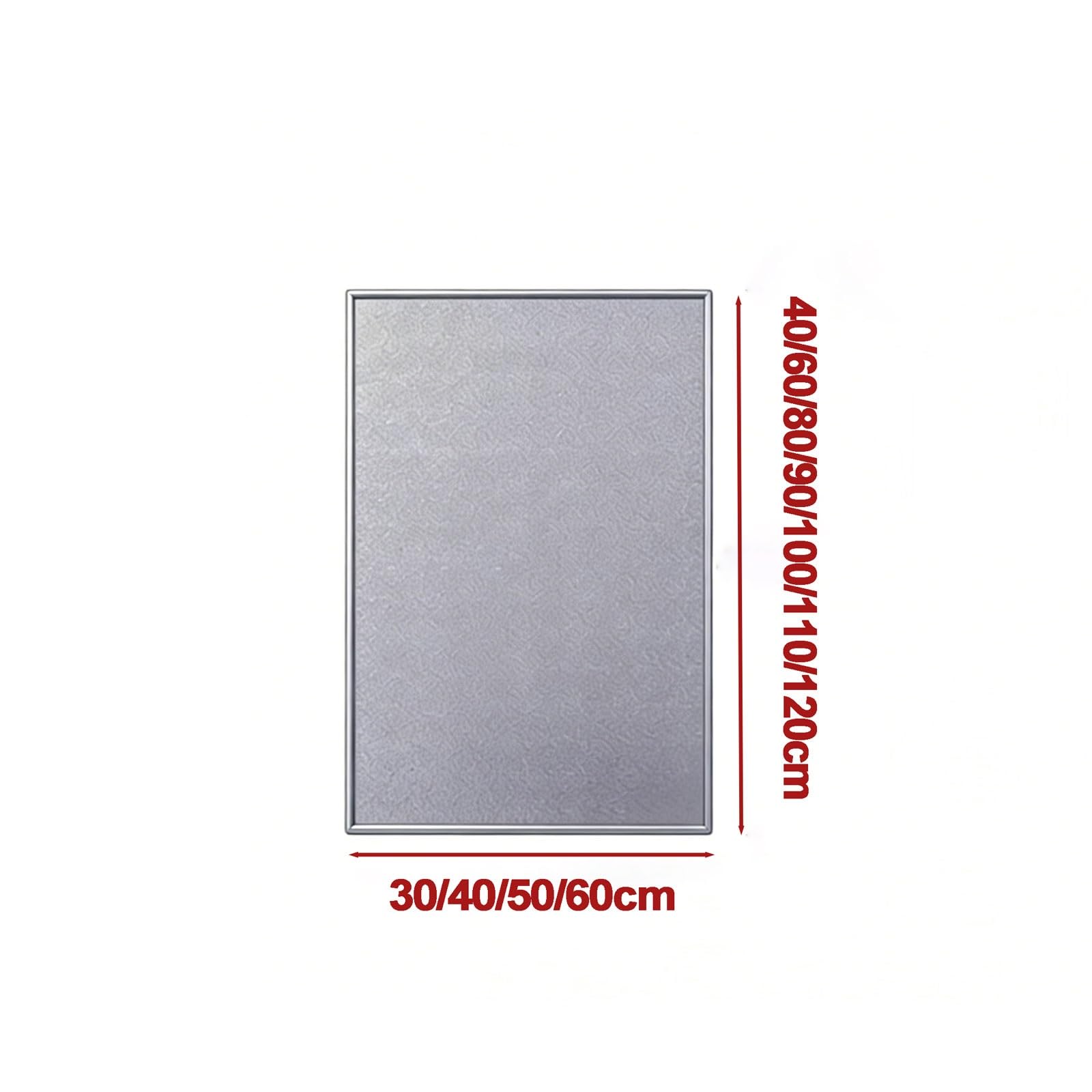 Tappetino Protettivo Termico Magnetico in Lamina di Alluminio per Cucina, 60x80 cm, per Forno, armadietti e Frigorifero. Tavoletta Anti-Calore per Cucinare e per Uso Domestico.