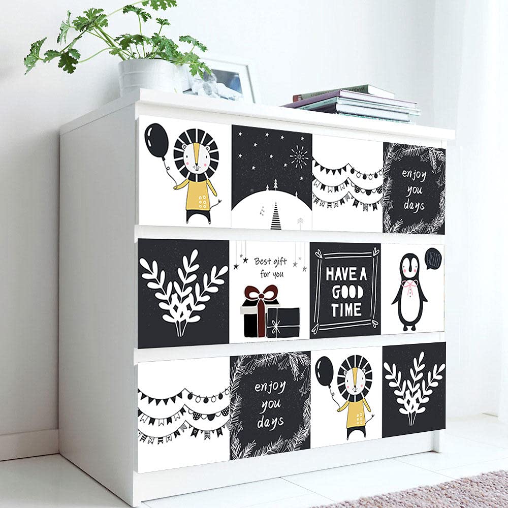 DÉCATIQUES ANIMALS PVC - DÉCALLE DE CARTAGNE DE CARTOn-CARTONE AUTO