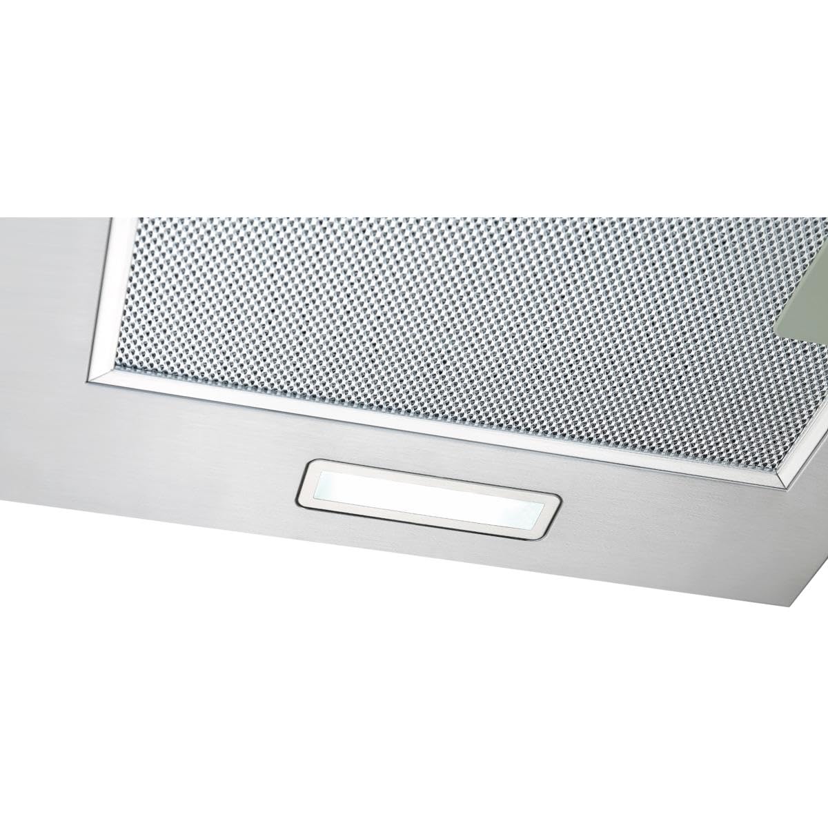PKM 6091H Dunstabzugshaube in Edelstahl | 60 cm Breite | LED Beleuchtung | 3 Leistungsstufen | Abluft | Umluft | EEK B