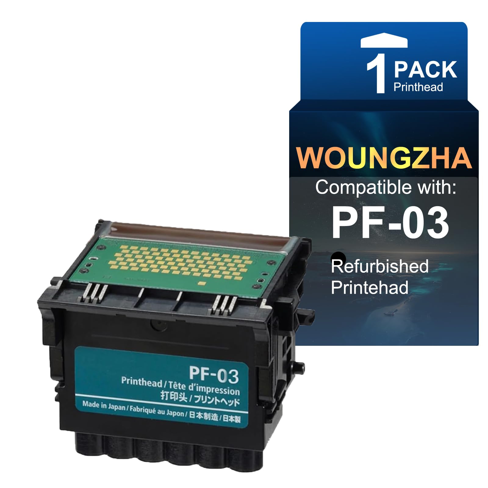 Testina di stampa PF-03 rigenerata Compatibile con Canon IPF500 IPF510 IPF600 IPF605 IPF610 IPF700 IPF710 IPF720 IPF810 IPF815 IPF9000S