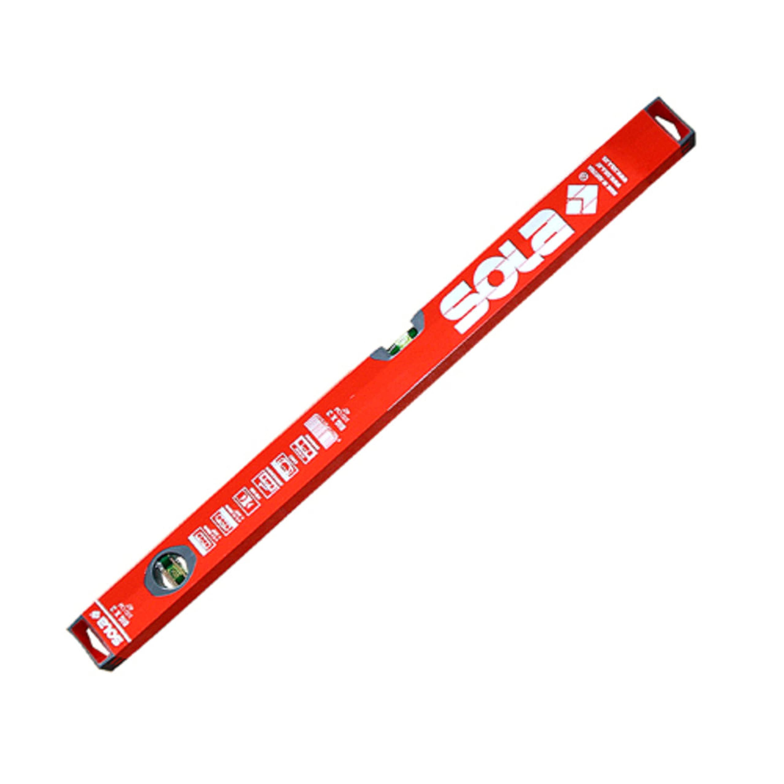 Karl Dahm Sola Nivel de Burbuja – 40cm I Preciso Nivelador de Burbuja en Aluminio Robusto I Herramienta de Medición Profesional con Diseño Mejorado – 11290