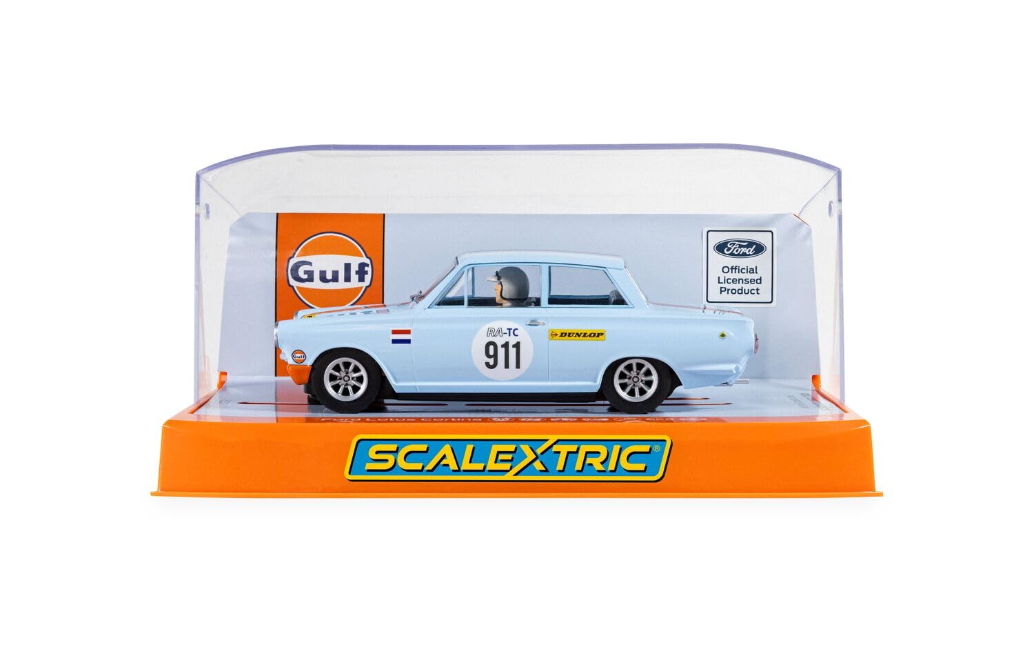 Scalextric C4669 Ford Lotus Cortina - Gulf Edition 1:32 Slot Car