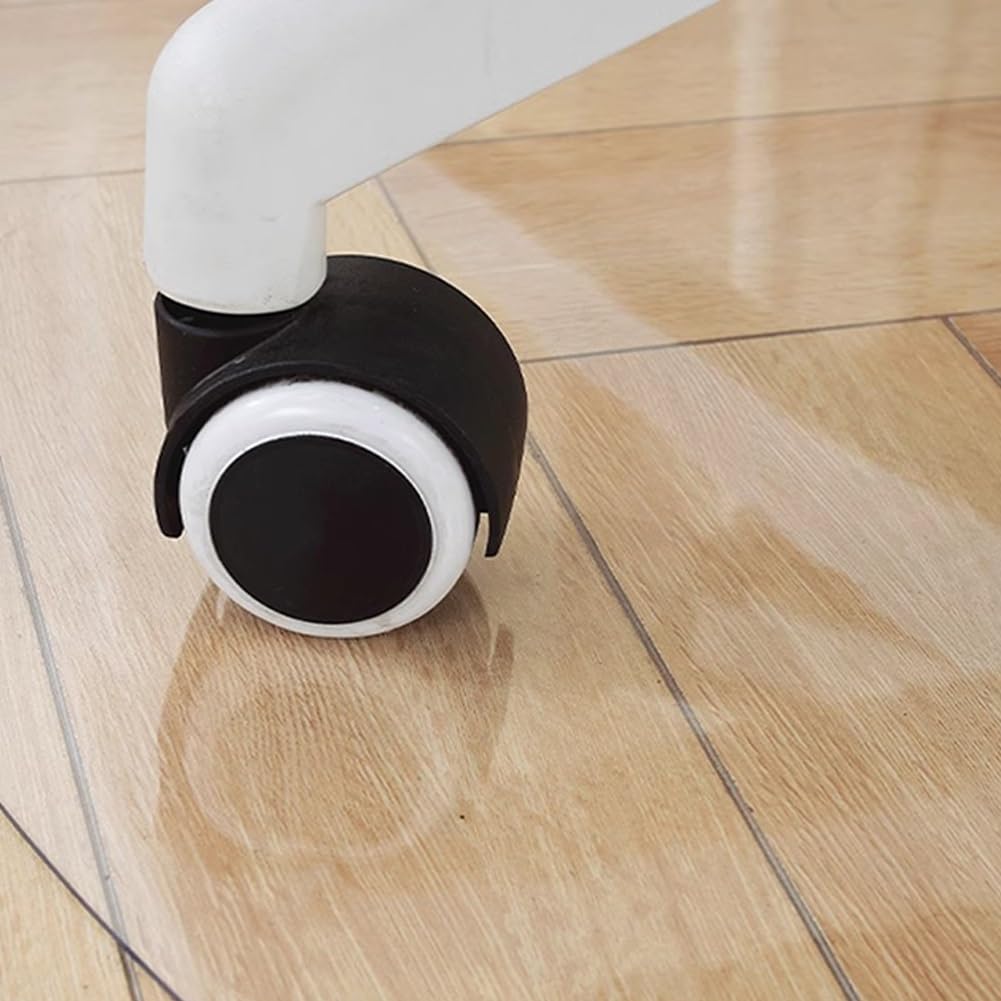 Tappetino trasparente per porta, protezione per pavimenti in legno duro, multiuso, facile da pulire, per casa e ufficio, spessore 1 mm