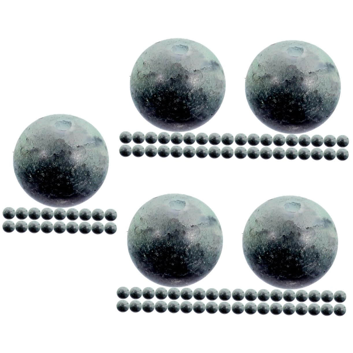 HOMSFOU 5 Series Abalorios Para Diy Joyería Para Collares Accesorios De Manualidades Color 150 Piezas X 5