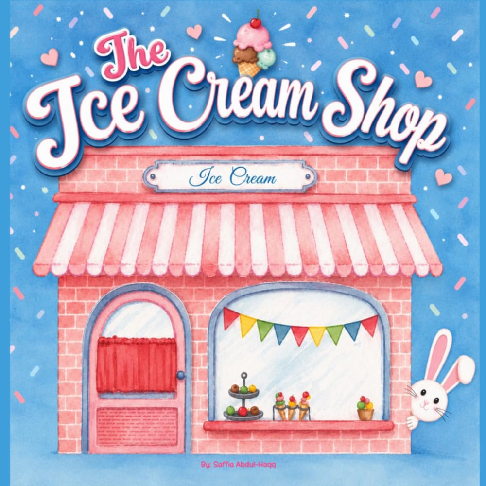 The Ice Cream Shop: Interactive Learning Book Ages 2-6 Years Old