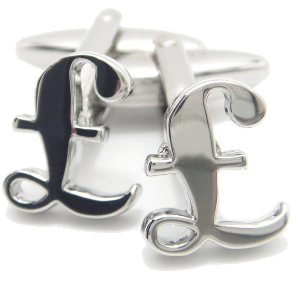 アンティーク　イギリス　ロングマイヤー　カフスボタン Amazon | イギリスの通貨単位ポンドマークのカフス カフリンクス