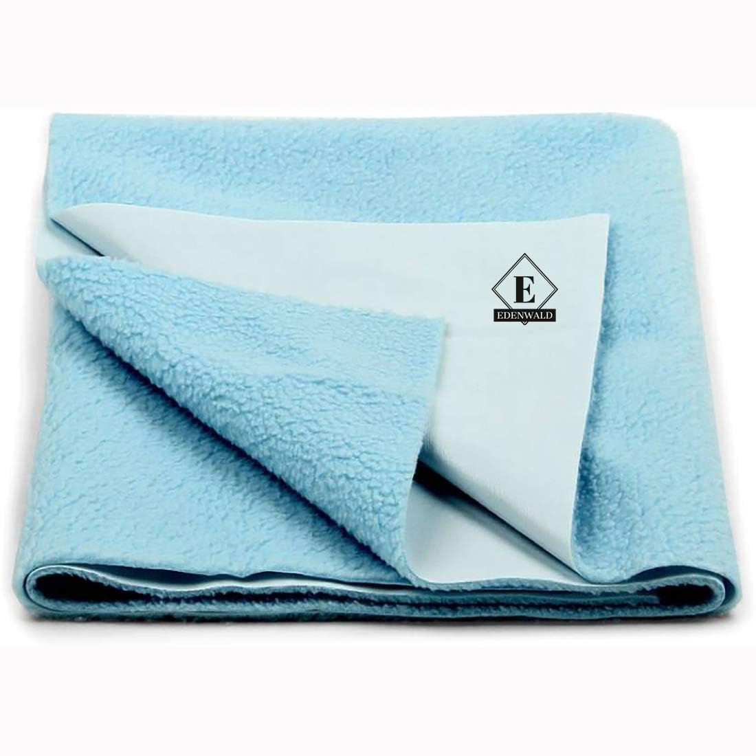 Crib Mattress Protector Dry Sheet, Waterproof Bed Protector Sheets, Reusable Rubber Sheets for Children, Adults &amp; Pet, Leak Proof Mats for Home, Outdoor &amp; Travel (28"x52") (Sky Blue)