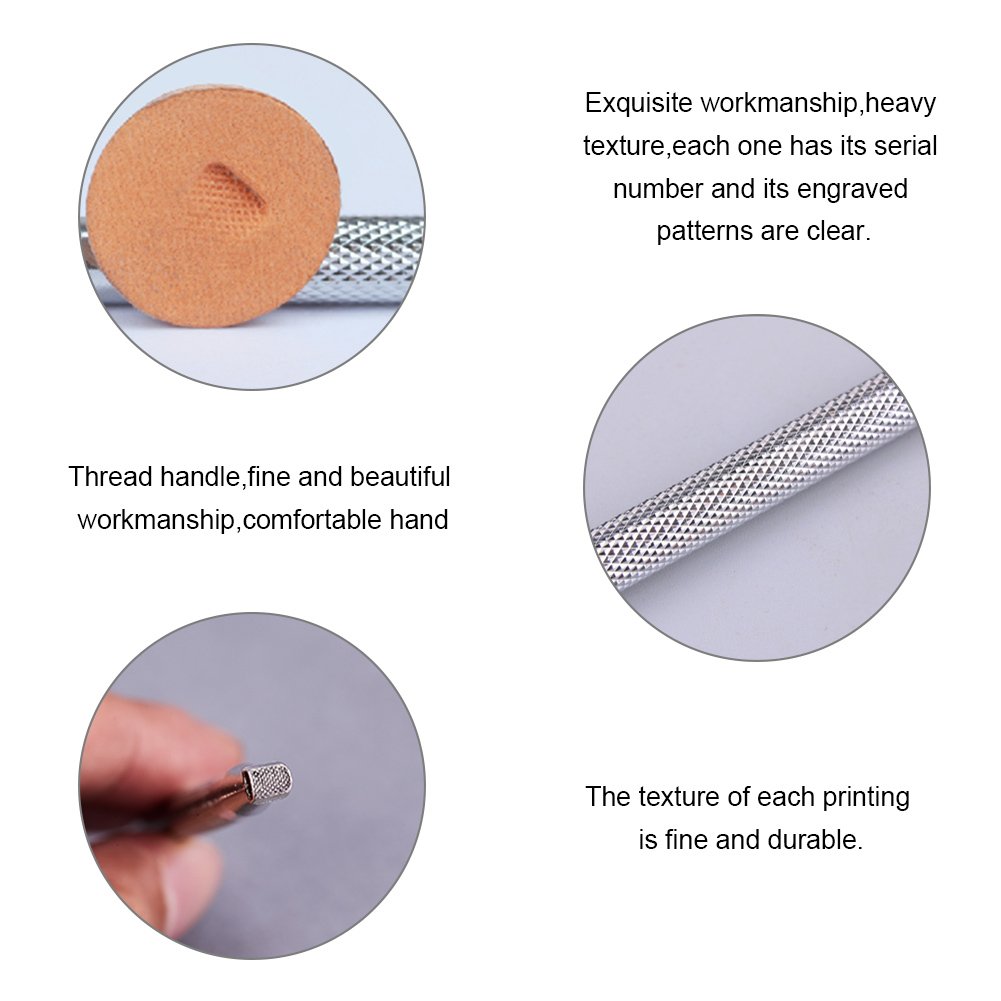 20-teiliges Lederstempel Set - Professionelle Werkzeuge Für Lederprägung