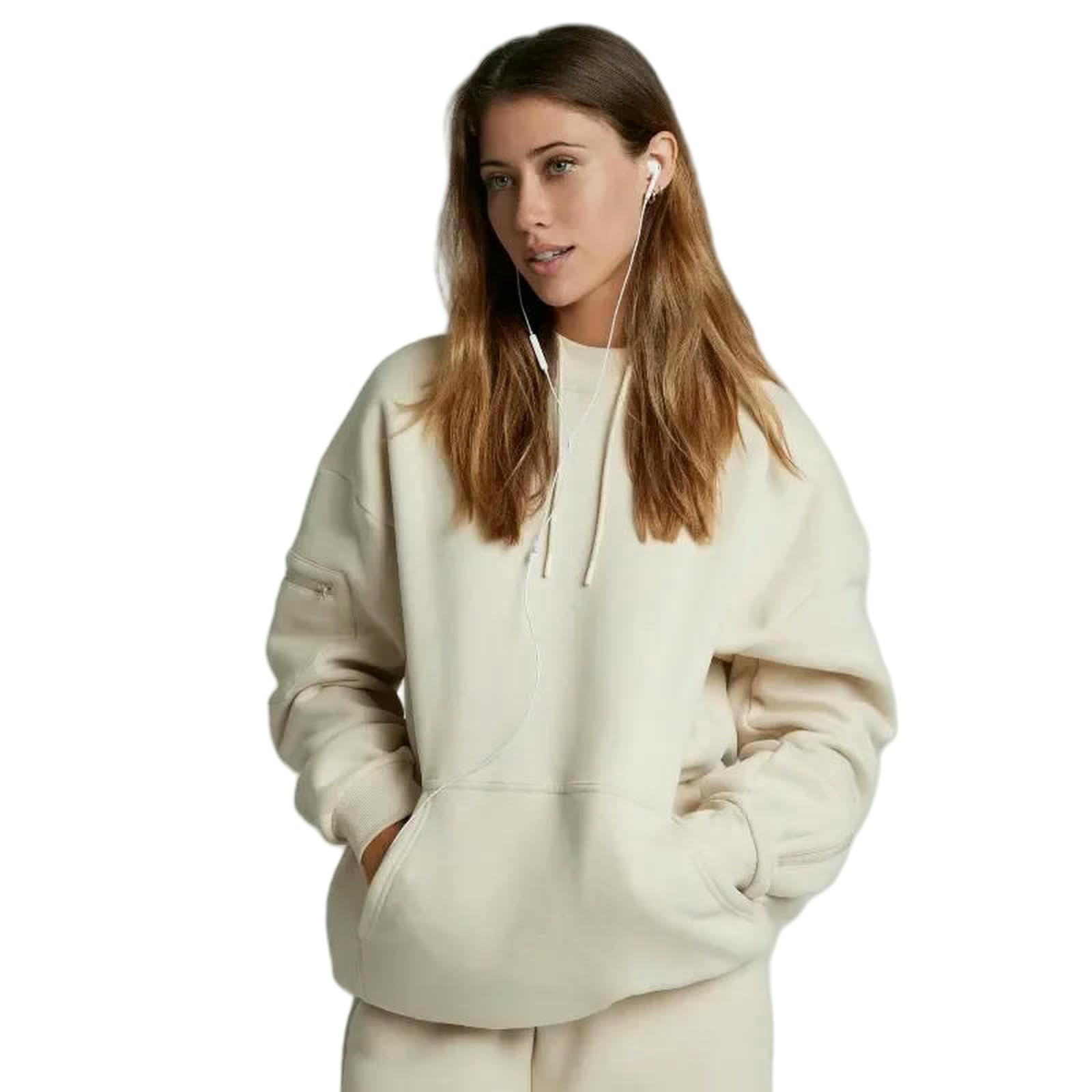 Bluza z kapturem stroje treningowe fitness jesień zima damski dres sportowa bluza z kieszenią bluzy z kapturem z naszywką na oczy spodnie dresowe dwuczęściowy zestaw