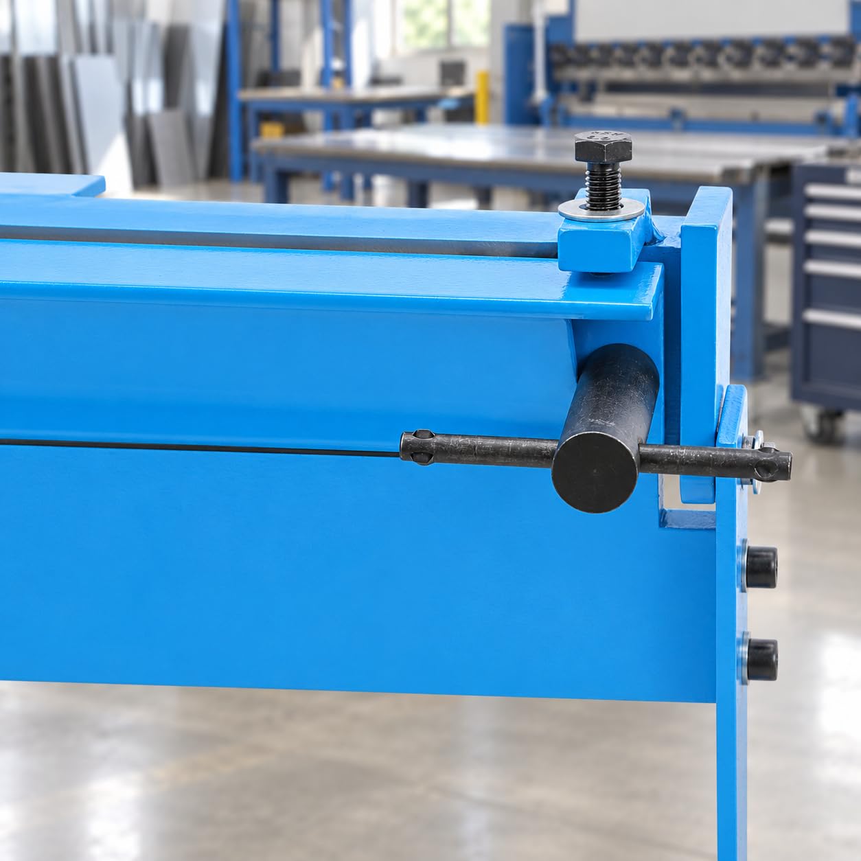 KATSU Piegatrice per Lamiera Manuale Curvatrice 450mm Curvatrice, per Lamiera di Acciaio di Spessore 1,2mm, Angolo di Piegatura 0-90° per la lavorazione dei Metalli