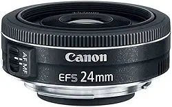 Canon EF-S 24mm f/2.8 STM Lente, Preta