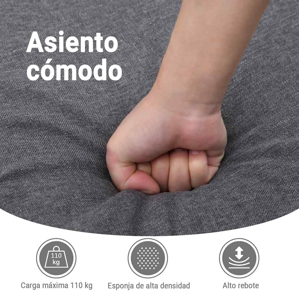 vidaXL Sillón Reclinable Elevable, Silla con Respaldo Reposabrazos, Sillón de Relax Descanso, Asiento Ajustable para Ancianos, Tela Marrón