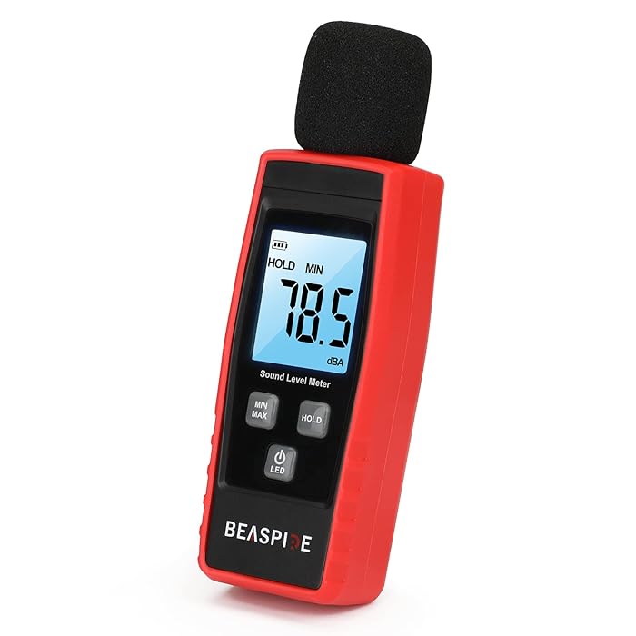 Buy Beaspire HD Backlit Sound Level Meter 30130dB Handheld Decibel Meter, Noise Measurement