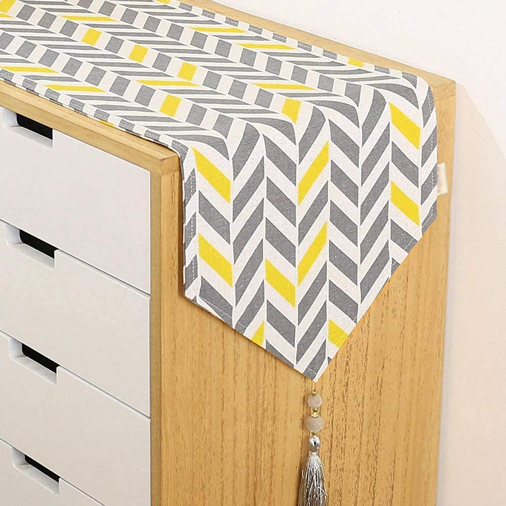 Chemin de table scandinave 35x220 pour habiller votre table basse et meuble de lit