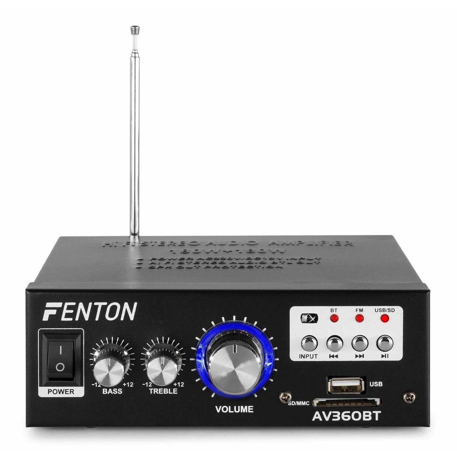 Mini Amplificatore 2x40W con BT/SD/USB / MP3