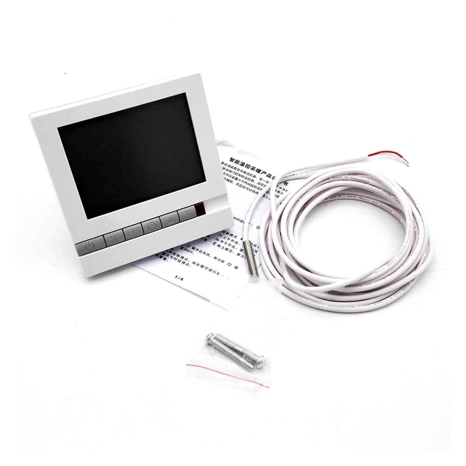 LCD Smart Wifi Programowalny termostat pokojowy do ogrzewania podłogowego Regulator temperatury pokojowej OszczęDza Energię I Koszty Ogrzewania(25A WiFi Type)