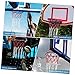 LAPYAPPE Heavy Duty Basketball Net 2-Piece Set Nylon Woven Replacement for Hoops Anti Whip Design for Basketball Game Supplies