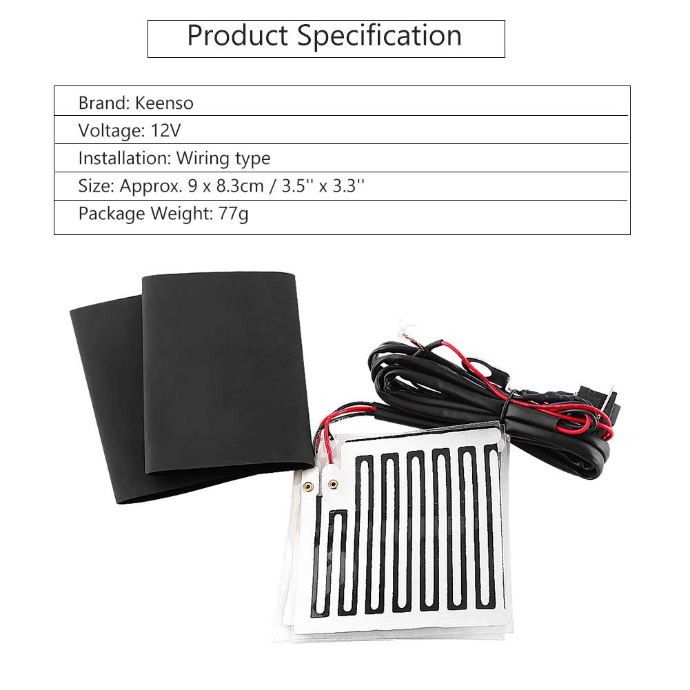 12V Cuscinetti Riscaldati Manubrio, Universale per moto riscaldato cuscinetti riscaldati manubrio, riscaldato per pastiglie, manopole riscaldate invernali per moto Inserti manubrio