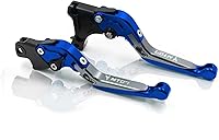Vista 11 de Para Yamaha MT-07 FZ-07 FZ07 MT07 FZ 07 2014 2023 motocicleta ajustable plegable extensible embrague palancas de freno de embrague (color: corto)